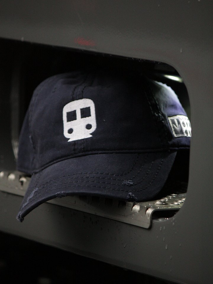 White Train Punk Cap product image (1)