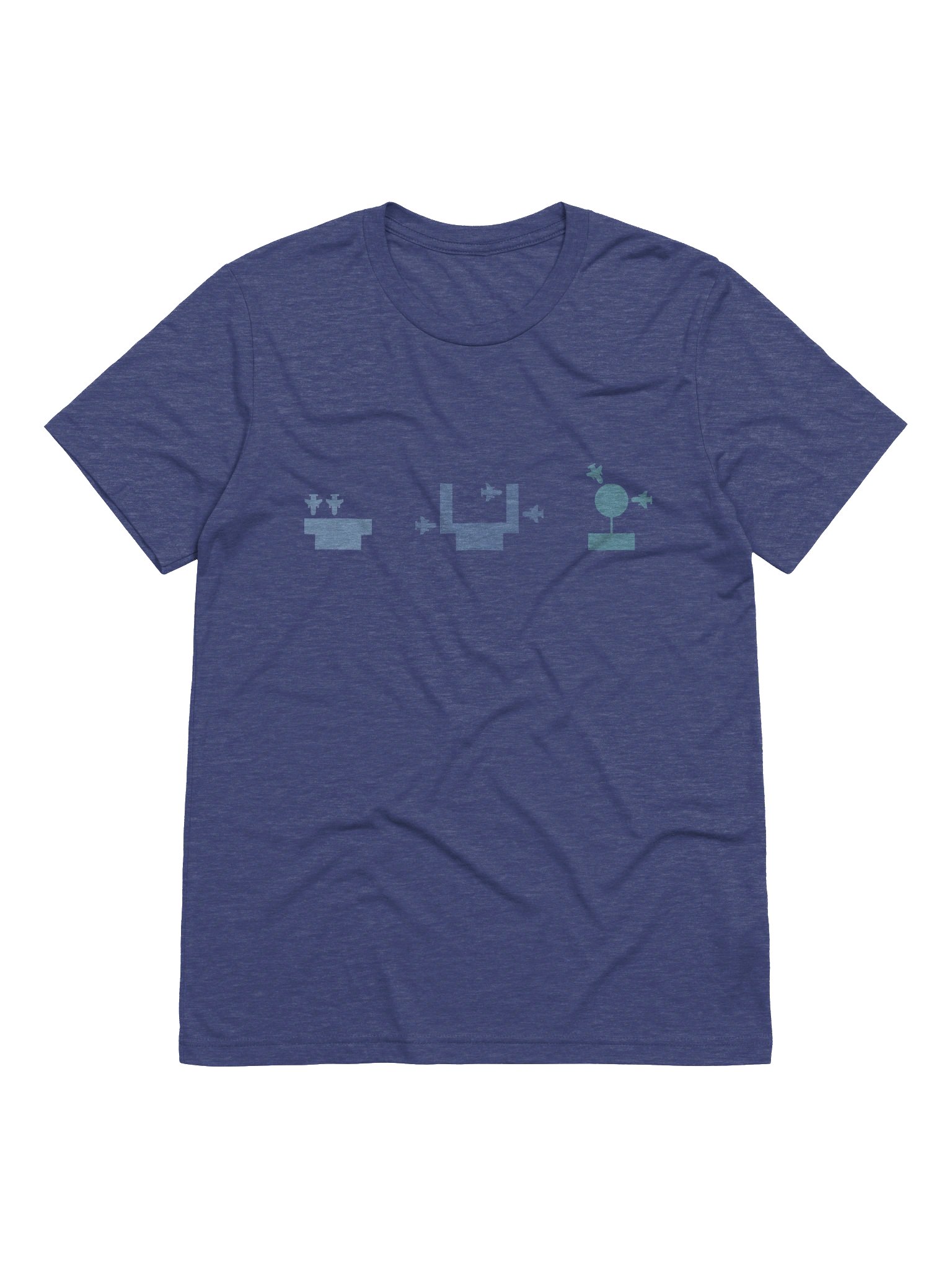Terminal Layouts T-Shirt - Blue (Lightweight Fabric Blend) product image (1)