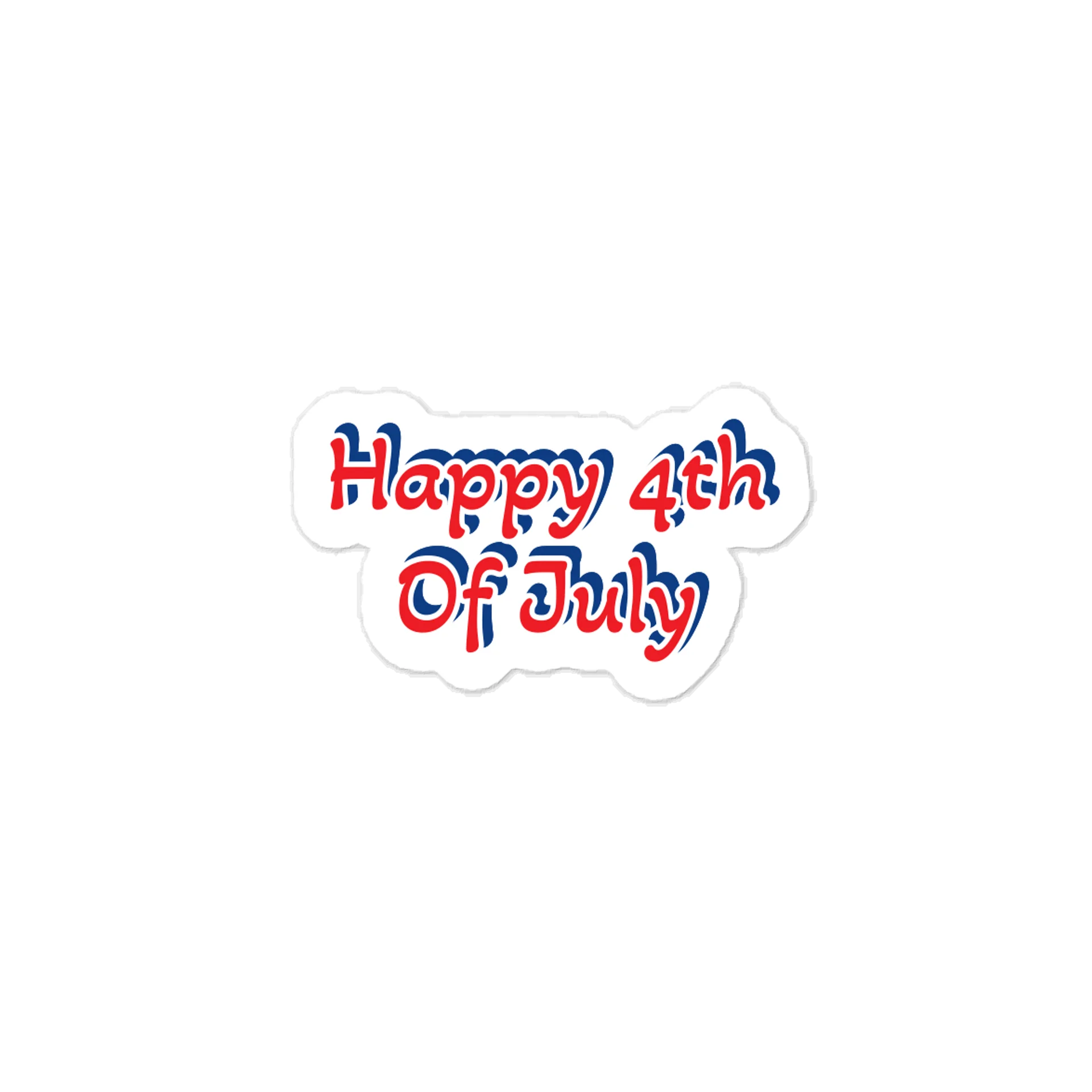 Happy 4th of July Sticker product image (1)