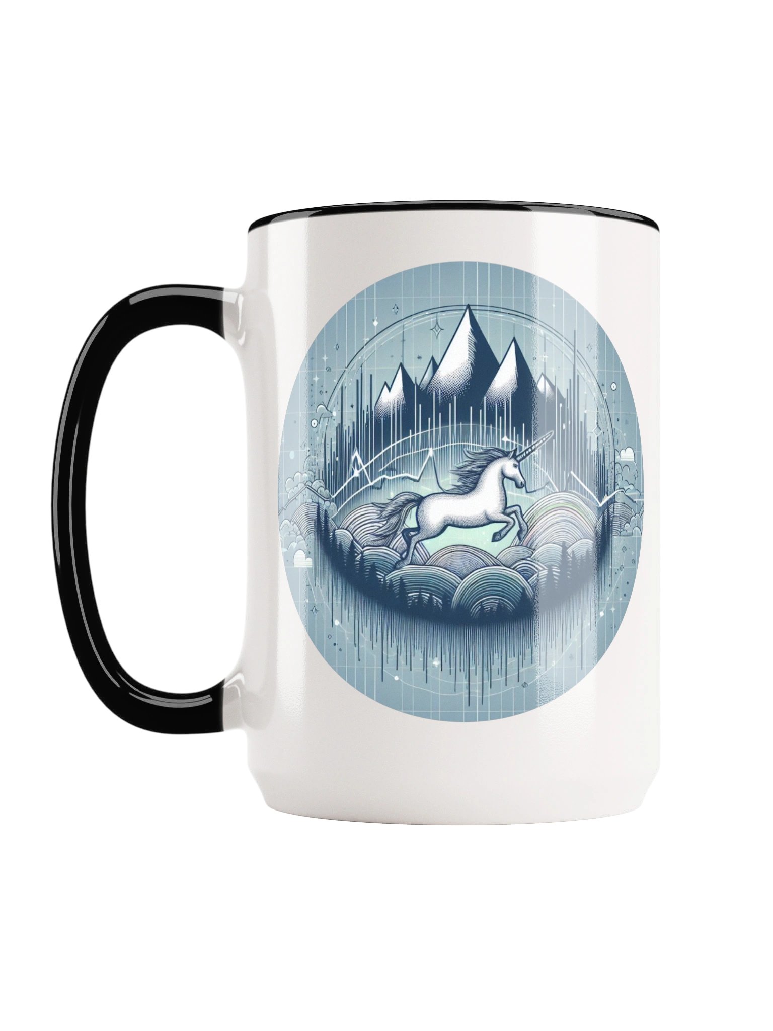 Unicorn Chasing Club - Blue Mug product image (2)