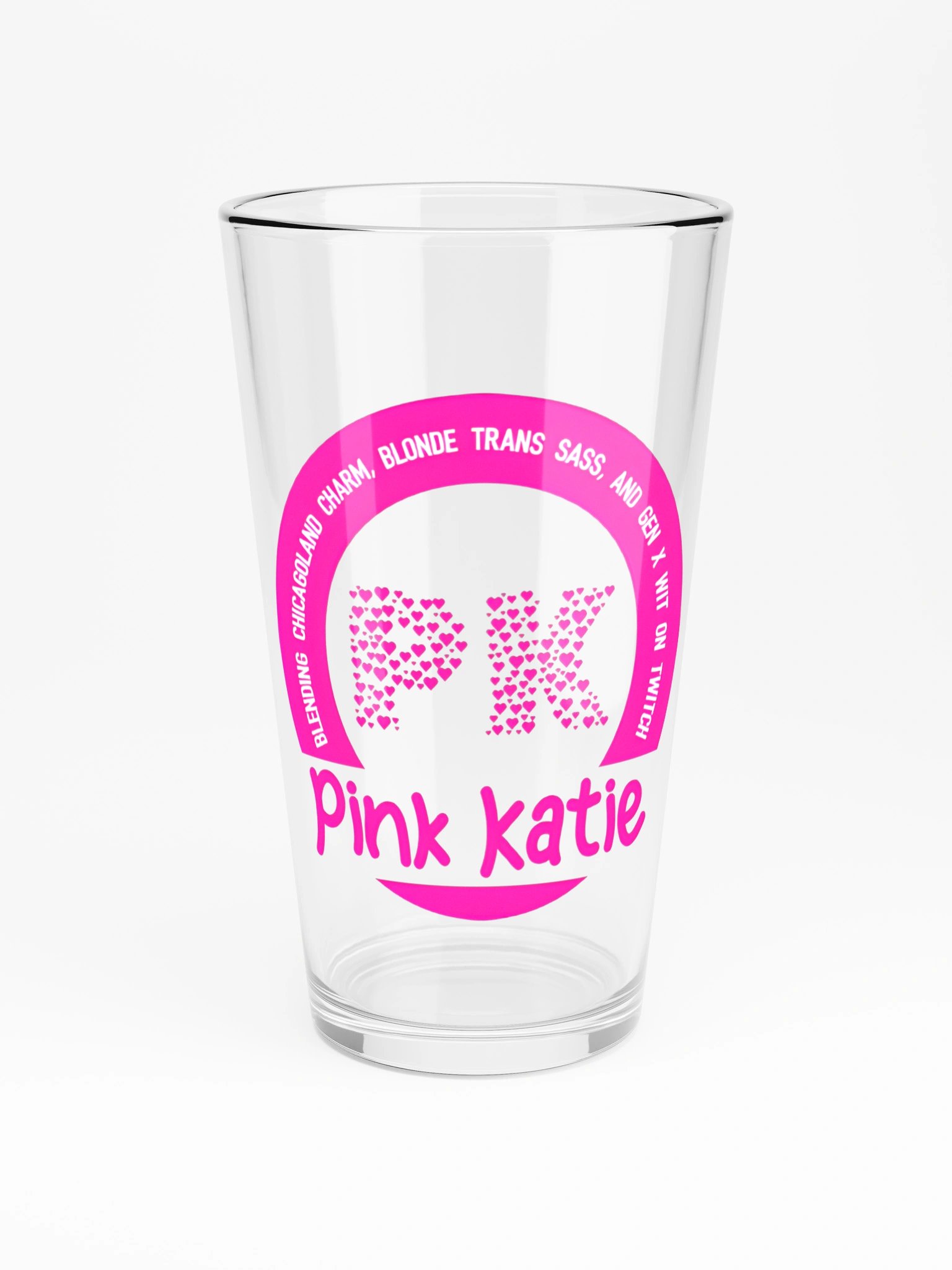 PK Heart Logo Shaker Pint Glass product image (3)