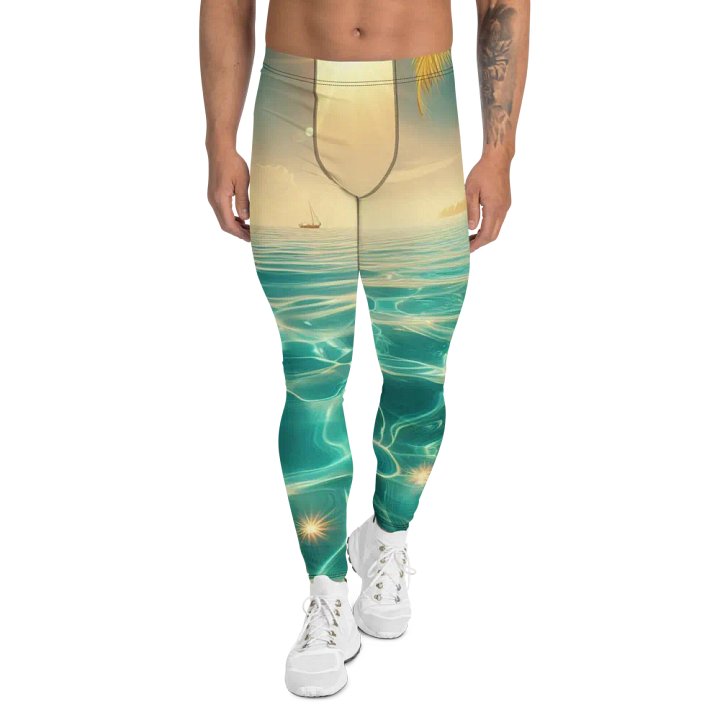 Tropical Paradise Men's Leggings | AI Design product image (1)