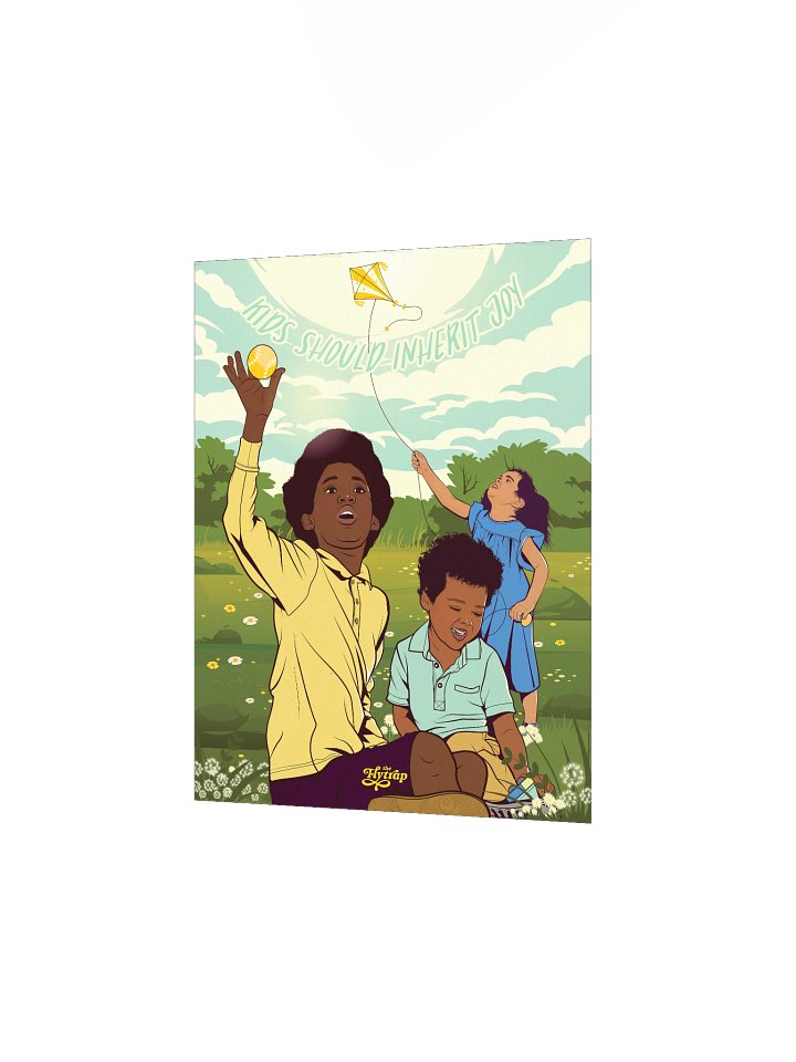 kids should inherit joy 8x10 poster product image (2)