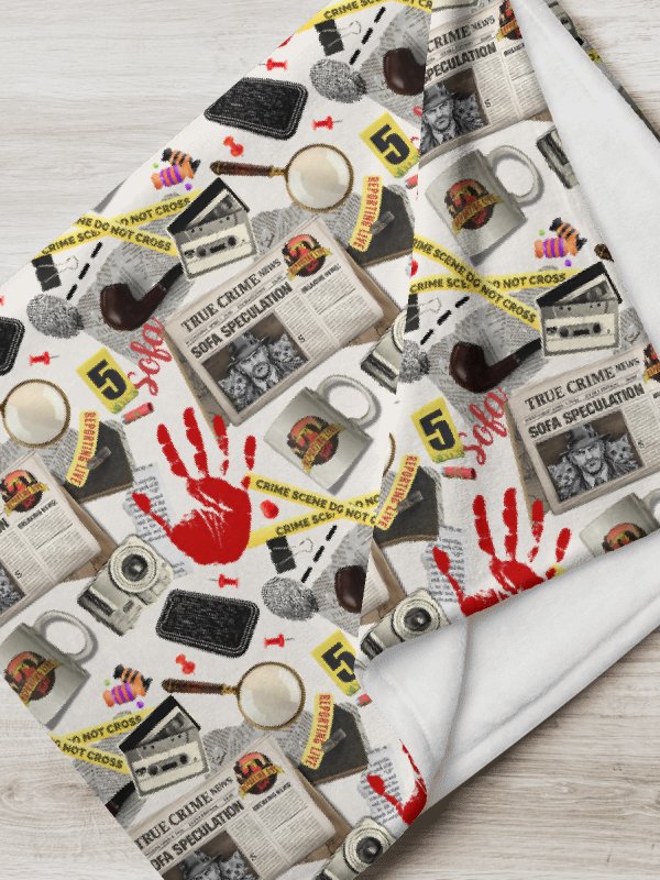 True Crime Throw Blanket Sofa Cringe Binge product image (10)