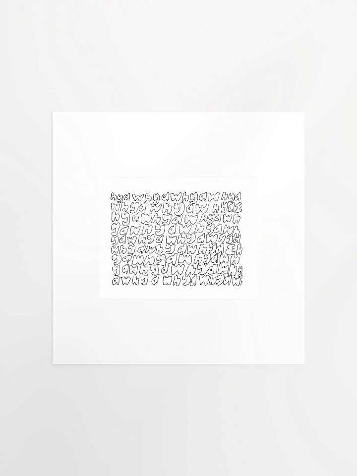 hyaw hyaw hyaw panel card print product image (2)