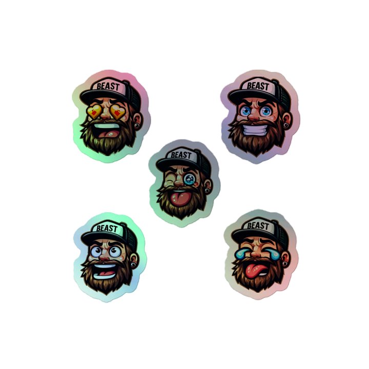Punklad Emote Holographic Stickers product image (2)