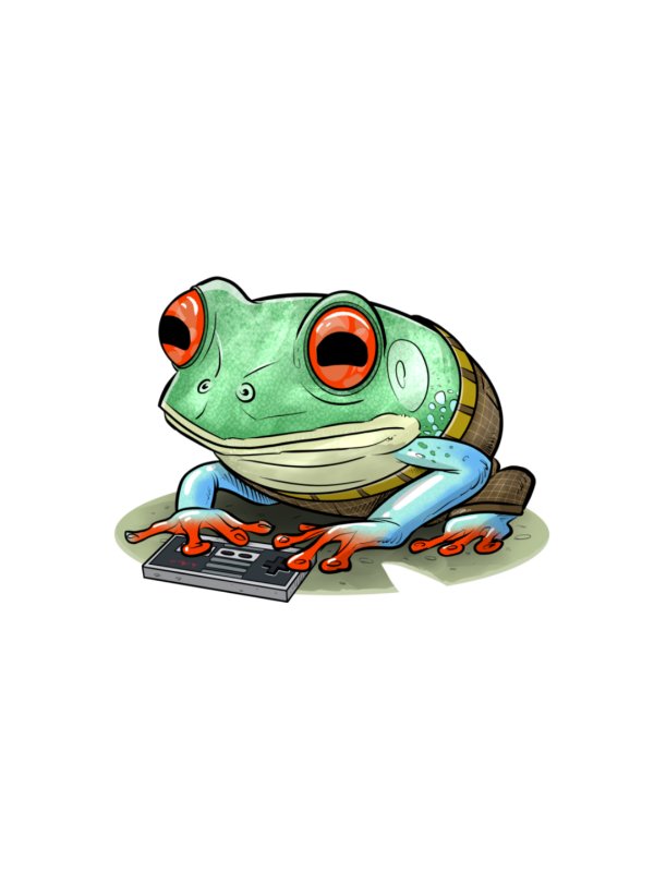 Frogpants Gamer Frog Sticker! product image (2)