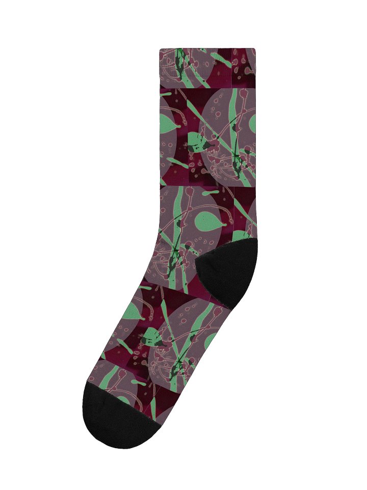 Oval Nocturne Premium Sustainable Crew Socks product image (1)