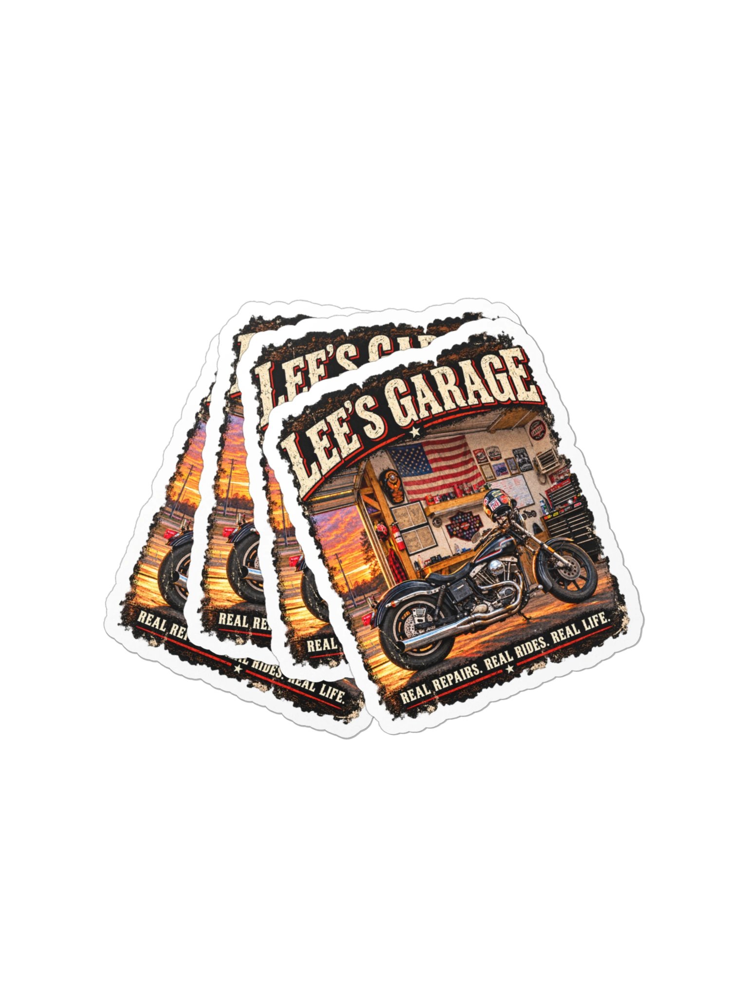 Lee's Garage Shovelhead Decal product image (10)