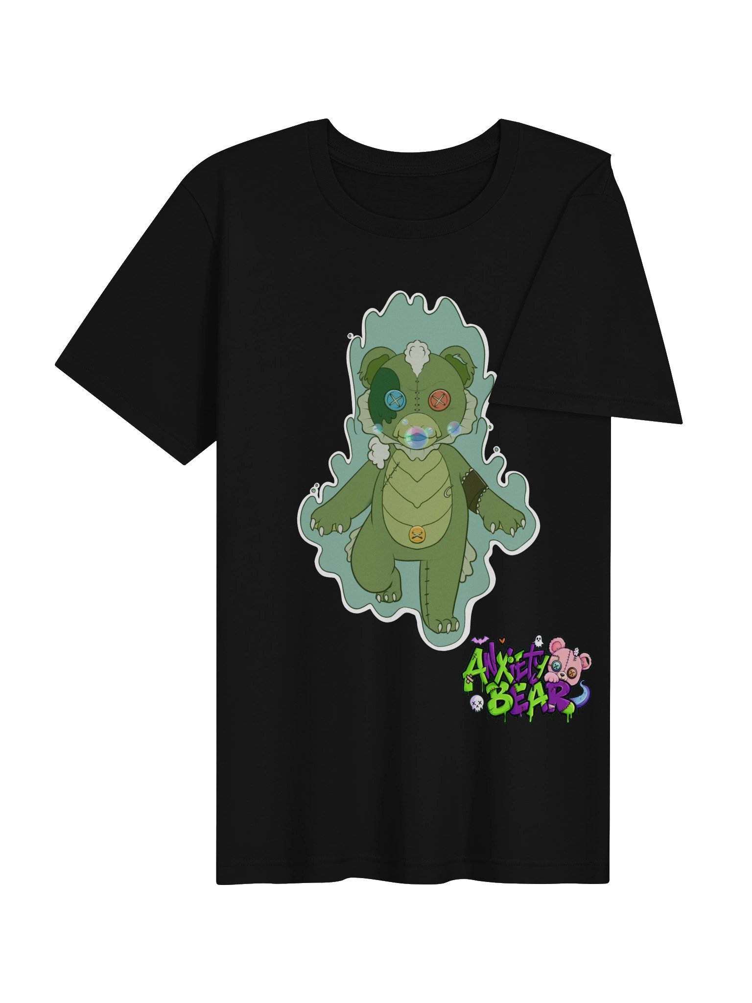 Anxiety Bear Scare Bear Tshirt: Swamp Bear product image (41)