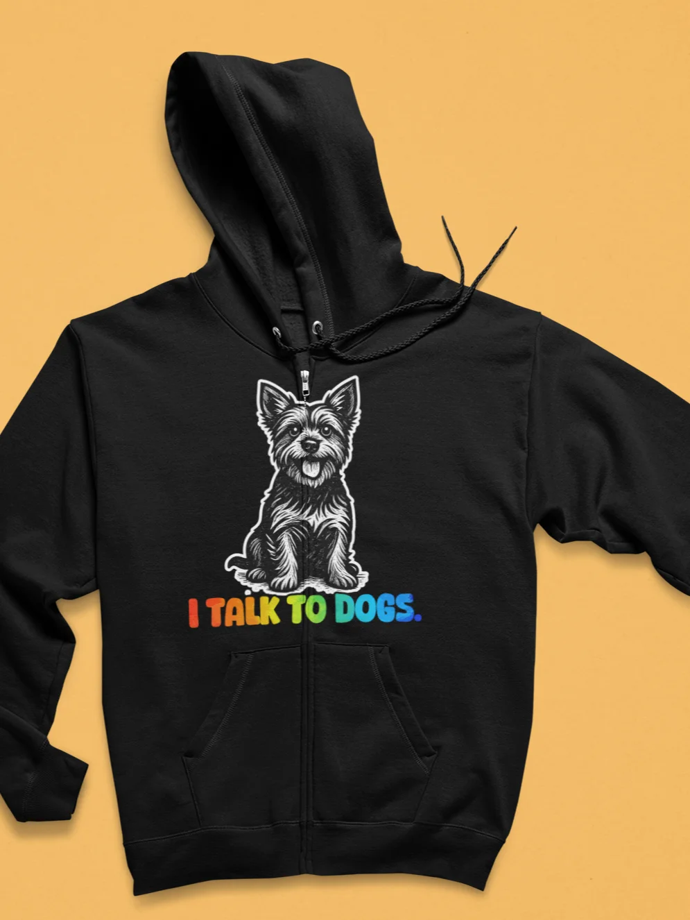 I Talk to Dogs Funny Dog Lover Hoodie product image (37)