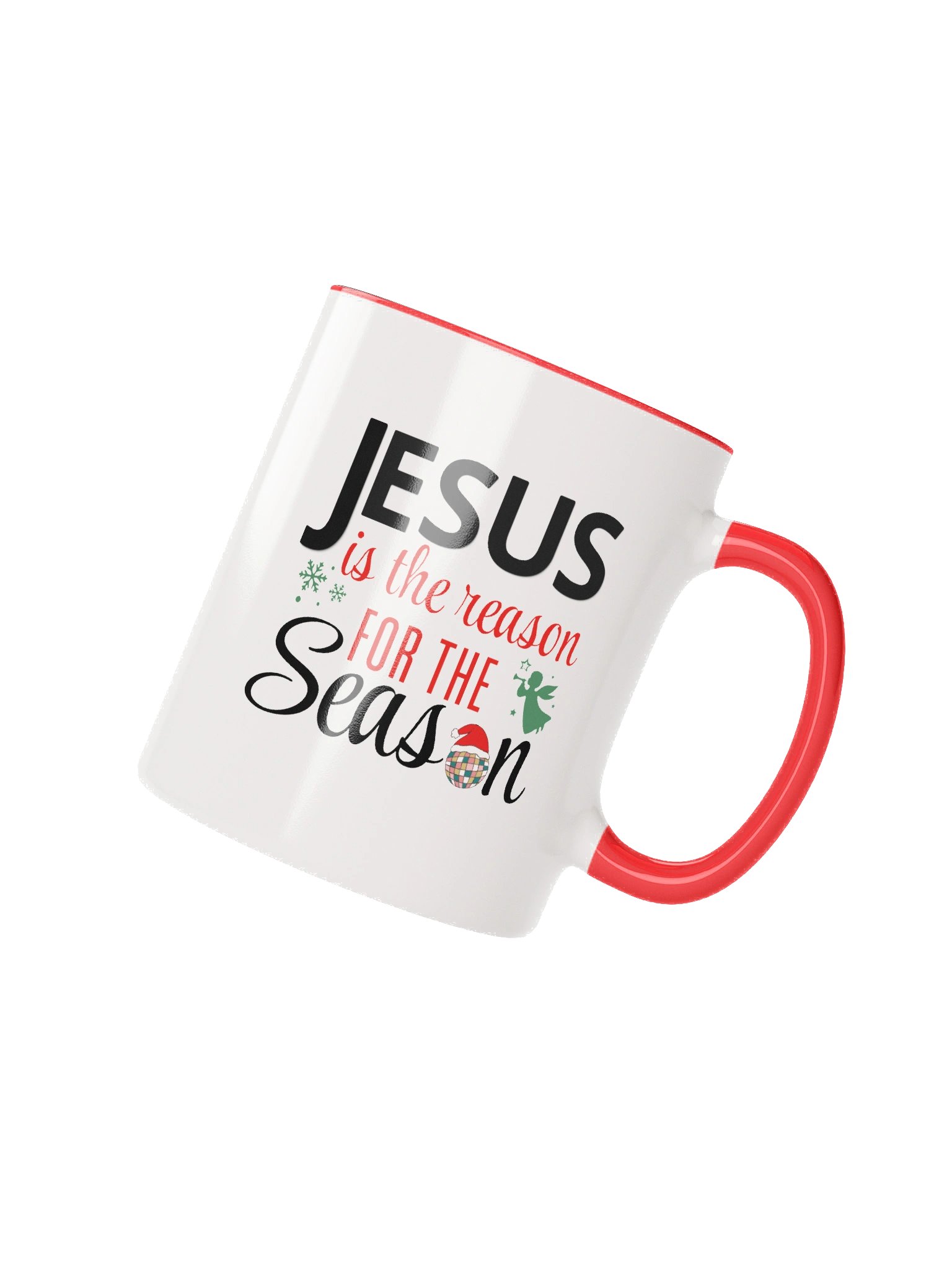 Jesus Is the Reason for the Season | Christian Christmas Mug | Faith Gift for Believers product image (3)