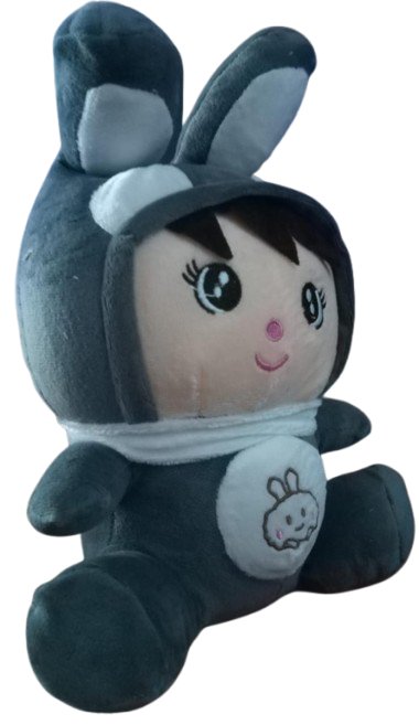 SUVACHII GREY DOLL WITH BUNNY CAP product image (2)