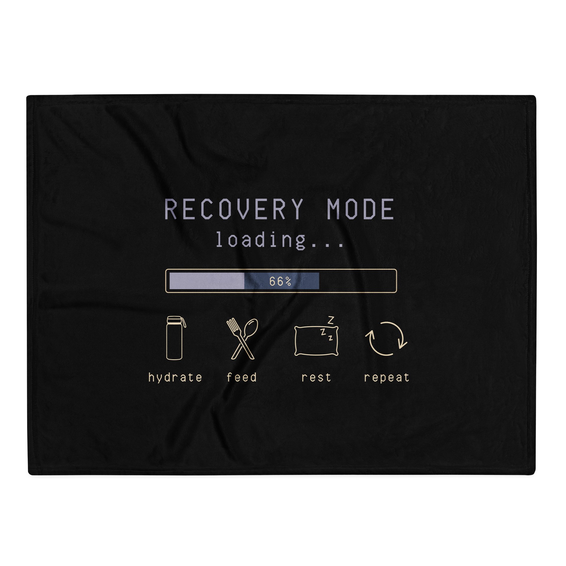 Recovery Mode Loading Blanket | Chronic Illness Recovery & Spoonie Throw product image (1)