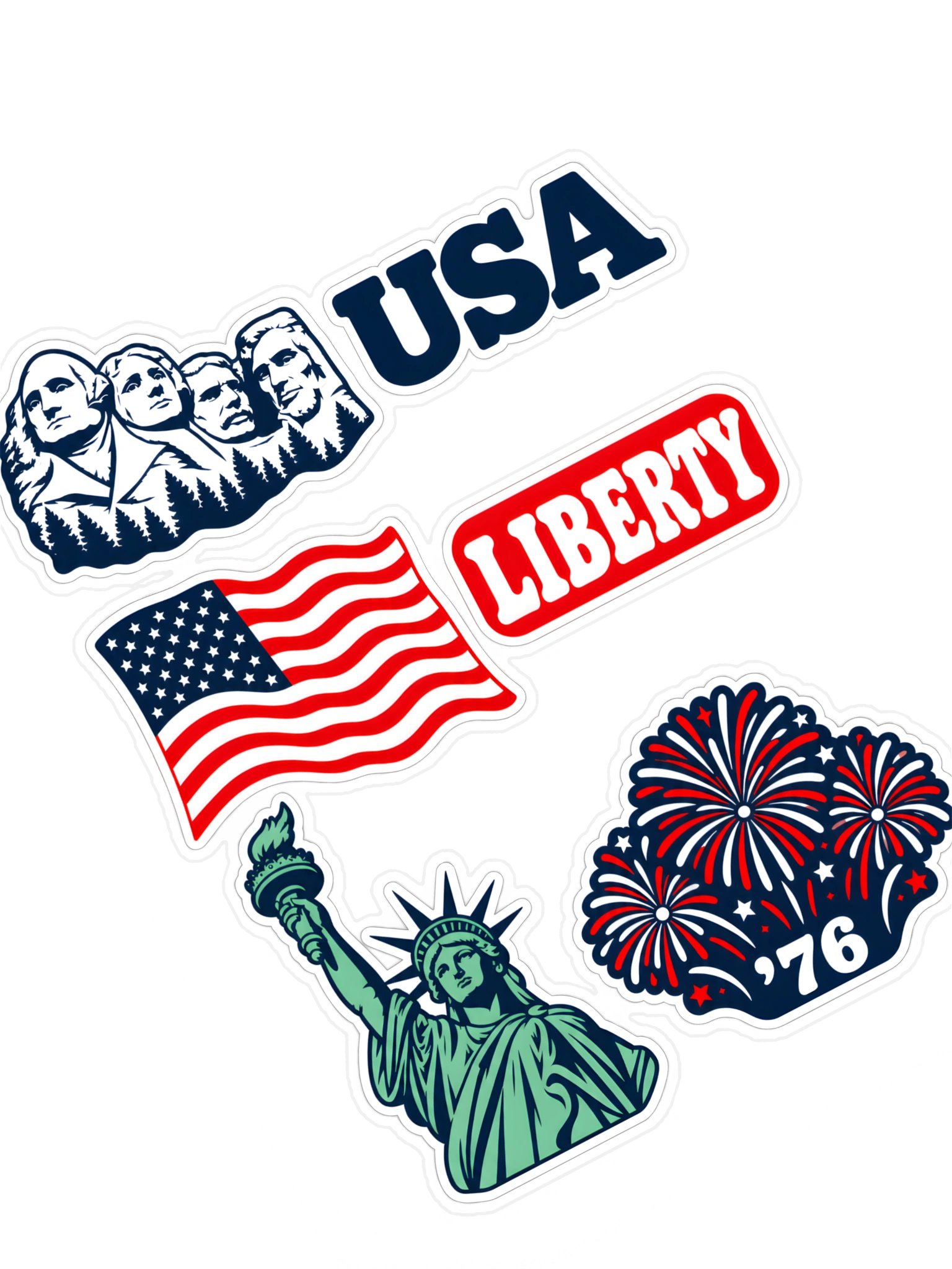 The American Spirit Sticker Set product image (1)