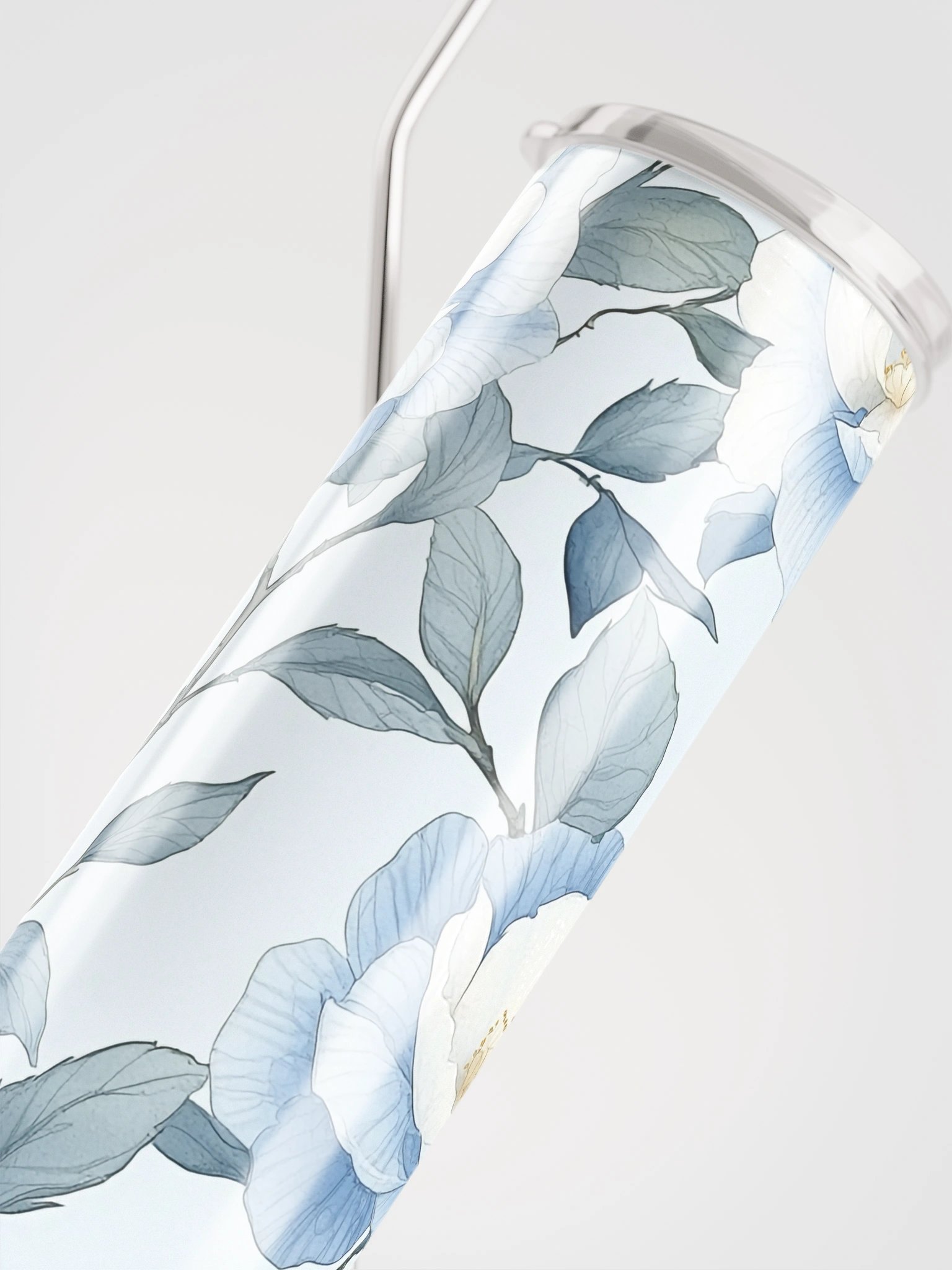 Blue Blooms Stainless Steel Tumbler product image (4)