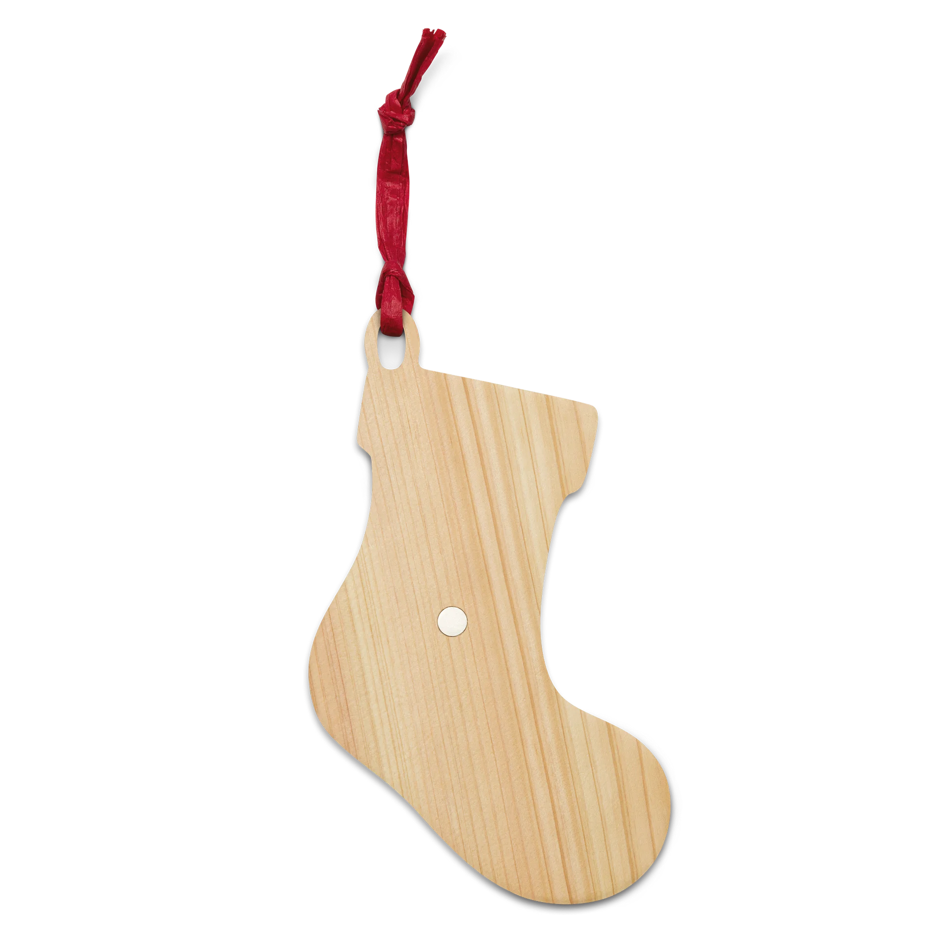 Sisu S Shield Wooden Christmas Ornament | Rustic Holiday Tree Décor product image (2)