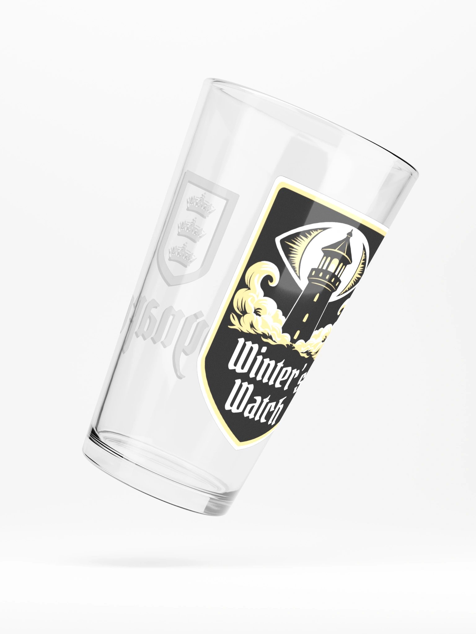 Winter's Watch Pint Glass product image (1)