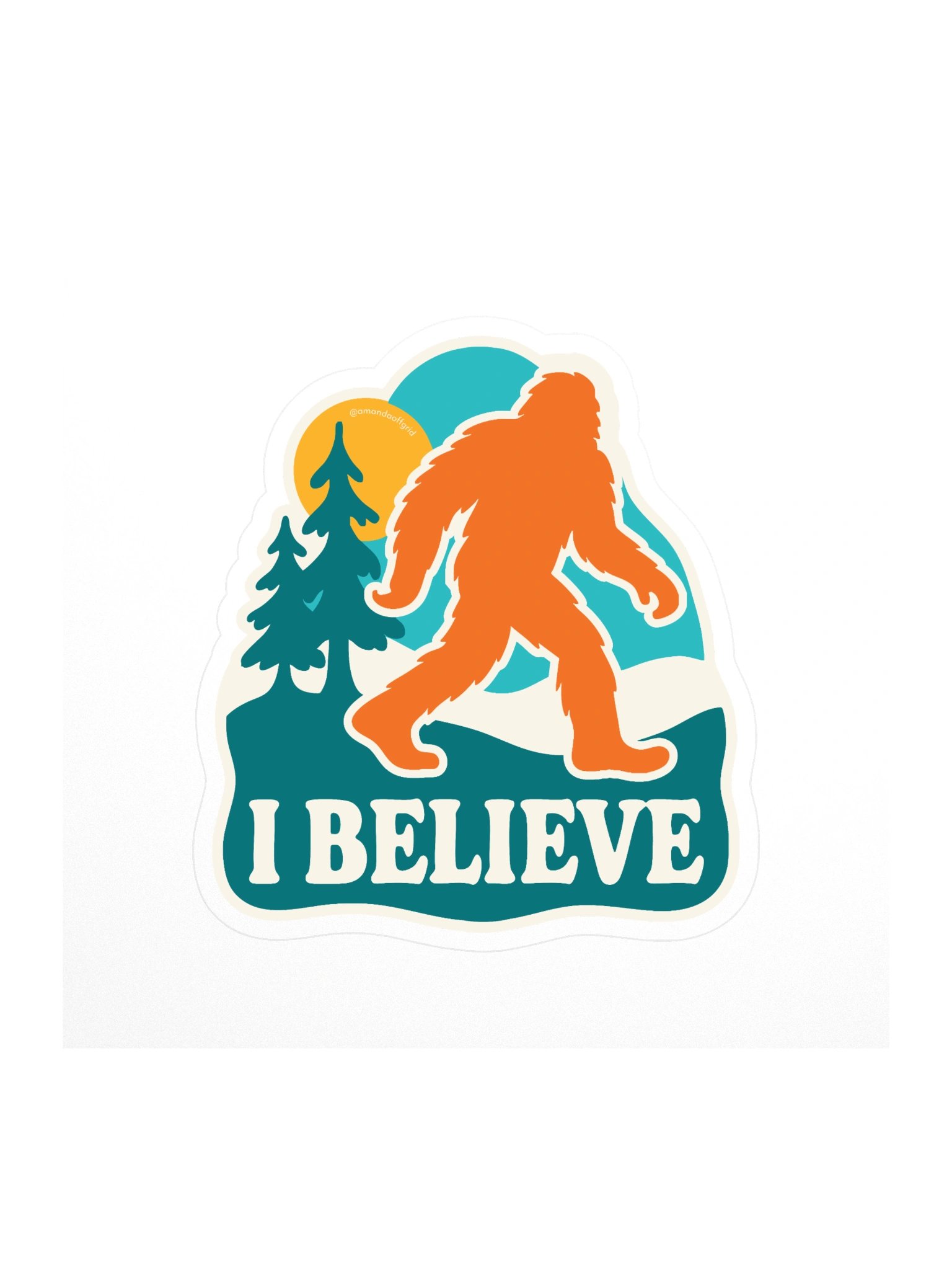 I Believe Sasquatch Sticker product image (1)