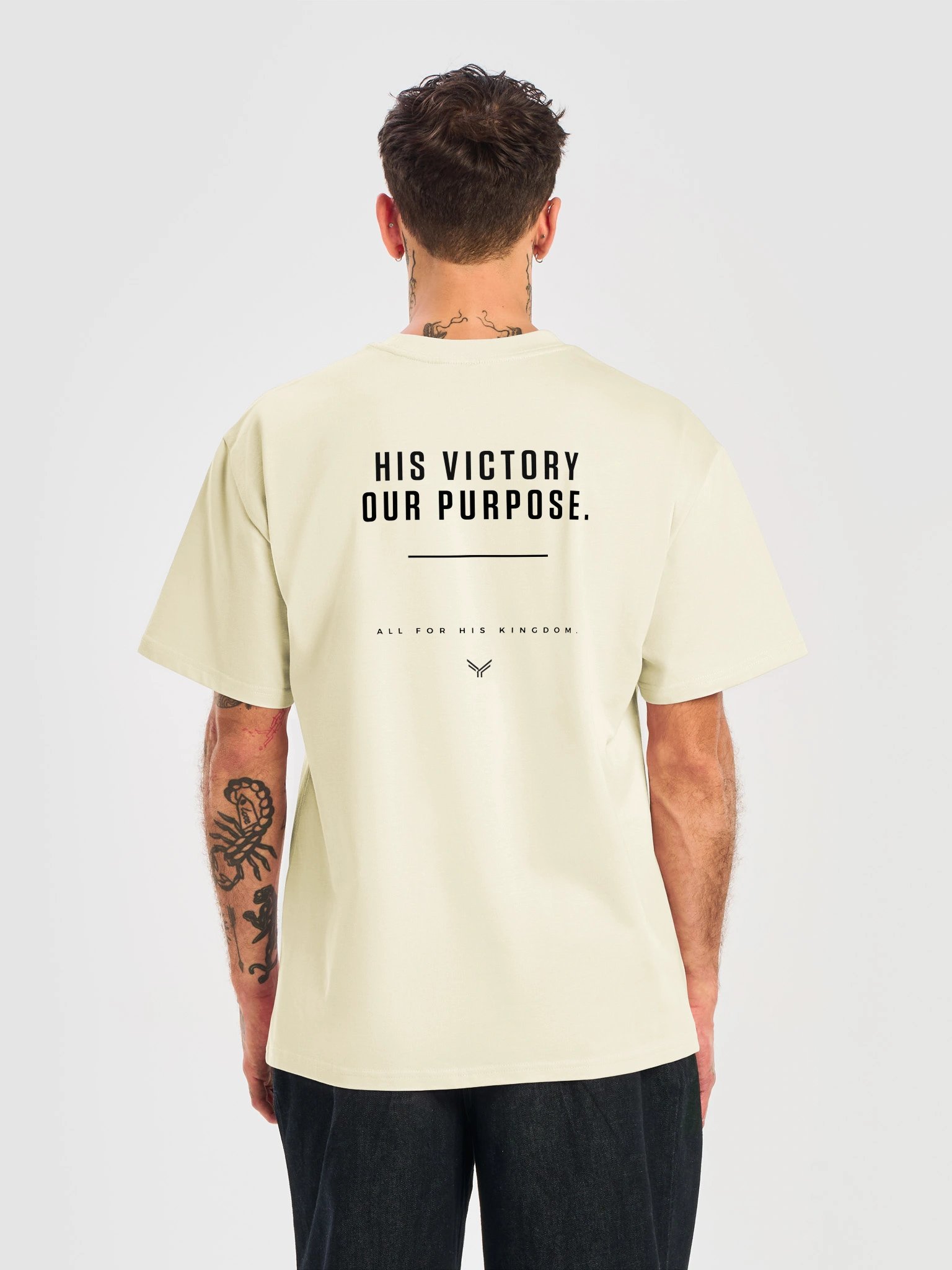 YESHUA.- HIS VICTORY OUR PURPOSE- HEAVY SHIRT product image (6)