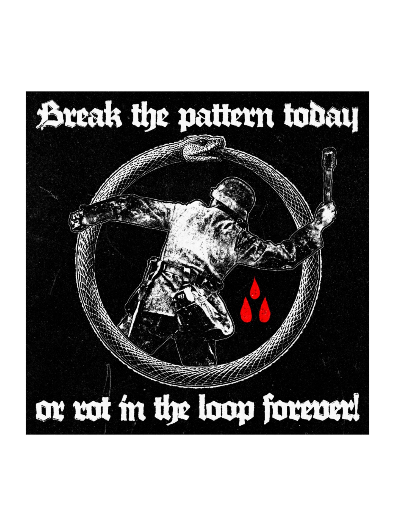 BREAK THE PATTERN STICKER product image (3)