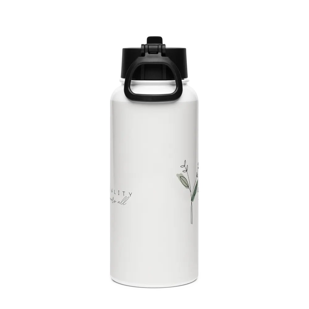 Stainless Steel Water Bottle with a Straw Lid SWFB0134 product image (4)