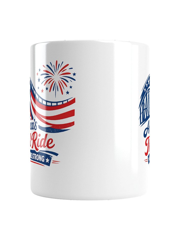 America’s Thrill Ride 250 Years Strong Mug – Patriotic Roller Coaster Coffee Cup (2026 Anniversary Edition) product image (5)