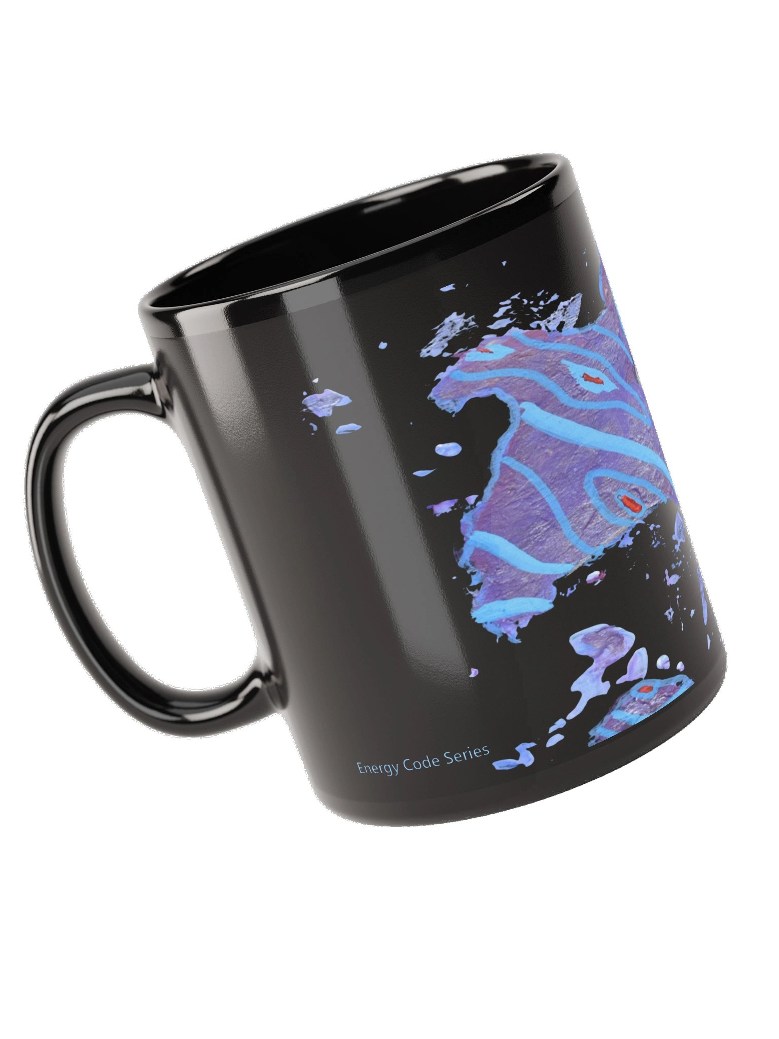 Energy Code Series Glossy Black Mug product image (9)
