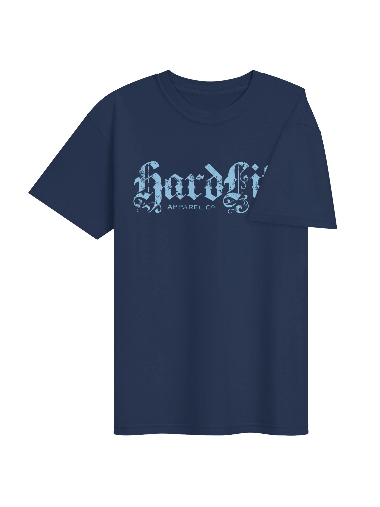 OG Logo - Distressed Light Blue on Navy Tee product image (4)