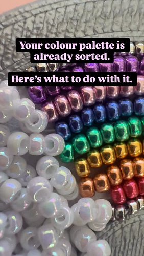 Rainbows give you a ready-made gradient.
The sequence works — physics sorted that out centuries ago.
What you get to play wit...