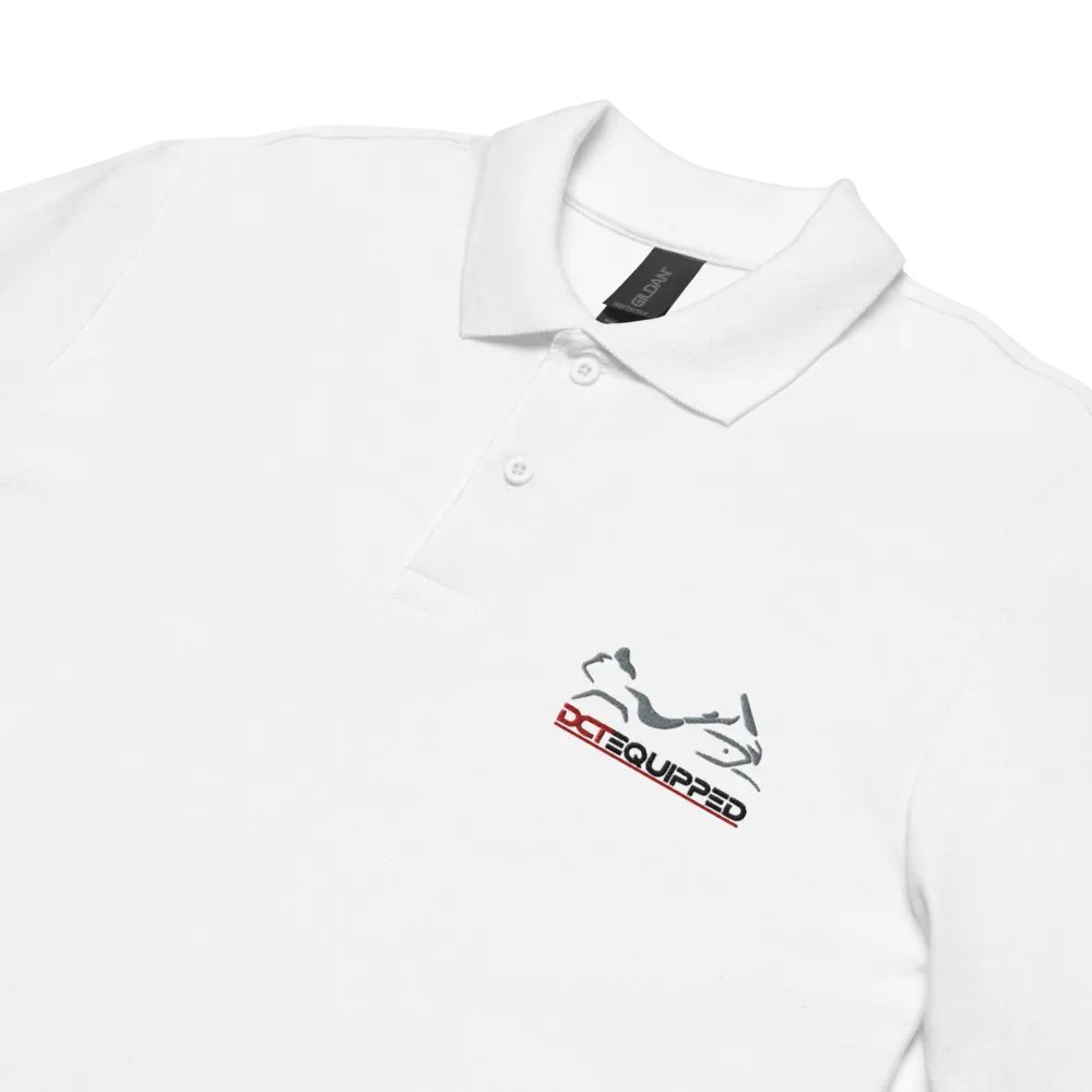 DCT Shadow Wing Polo Shirt White/Gray product image (4)