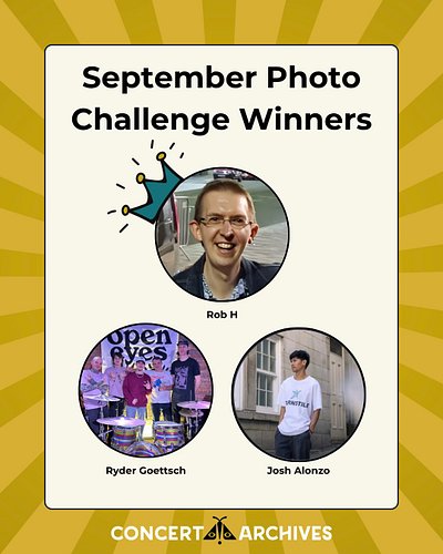 Congrats to our September photo challenge winners! 🤘