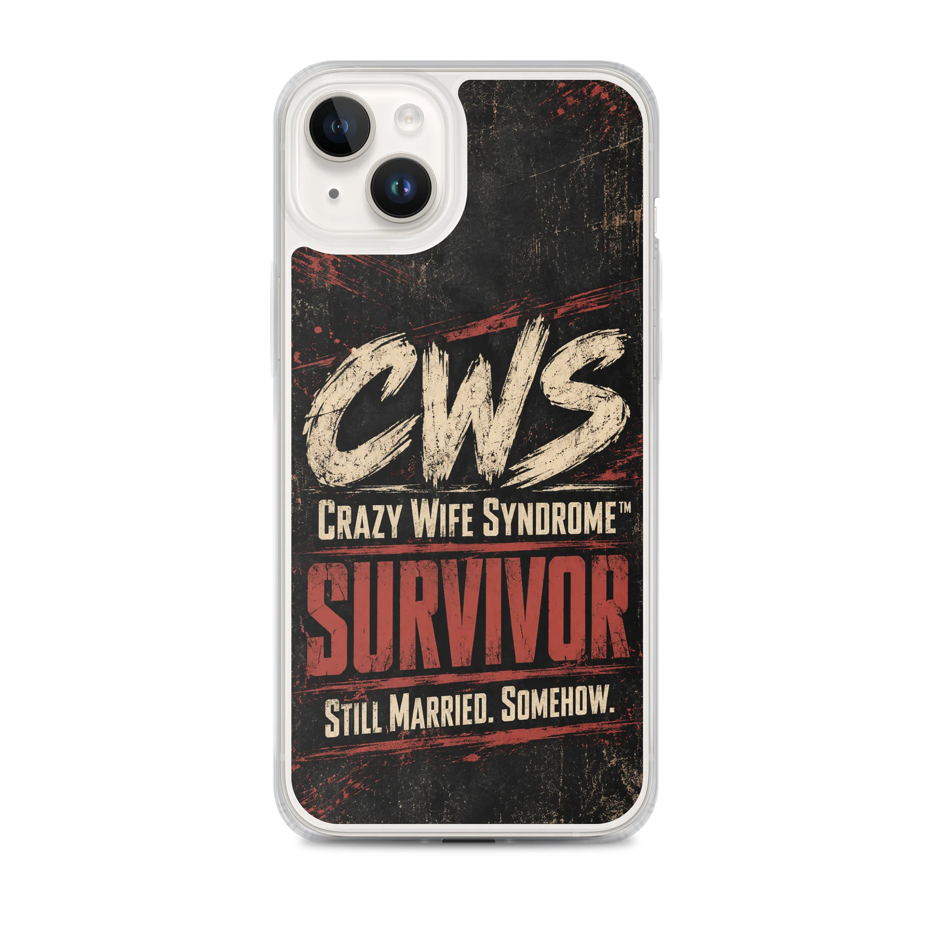 CWS Survivor MagSafe Clear iPhone Case — Crazy Wife Syndrome™ product image (1)