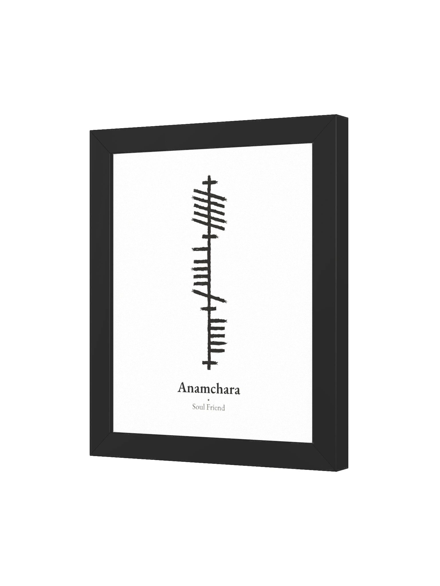 Anamchara – Irish Soul Friend Ogham Framed Art Print product image (16)