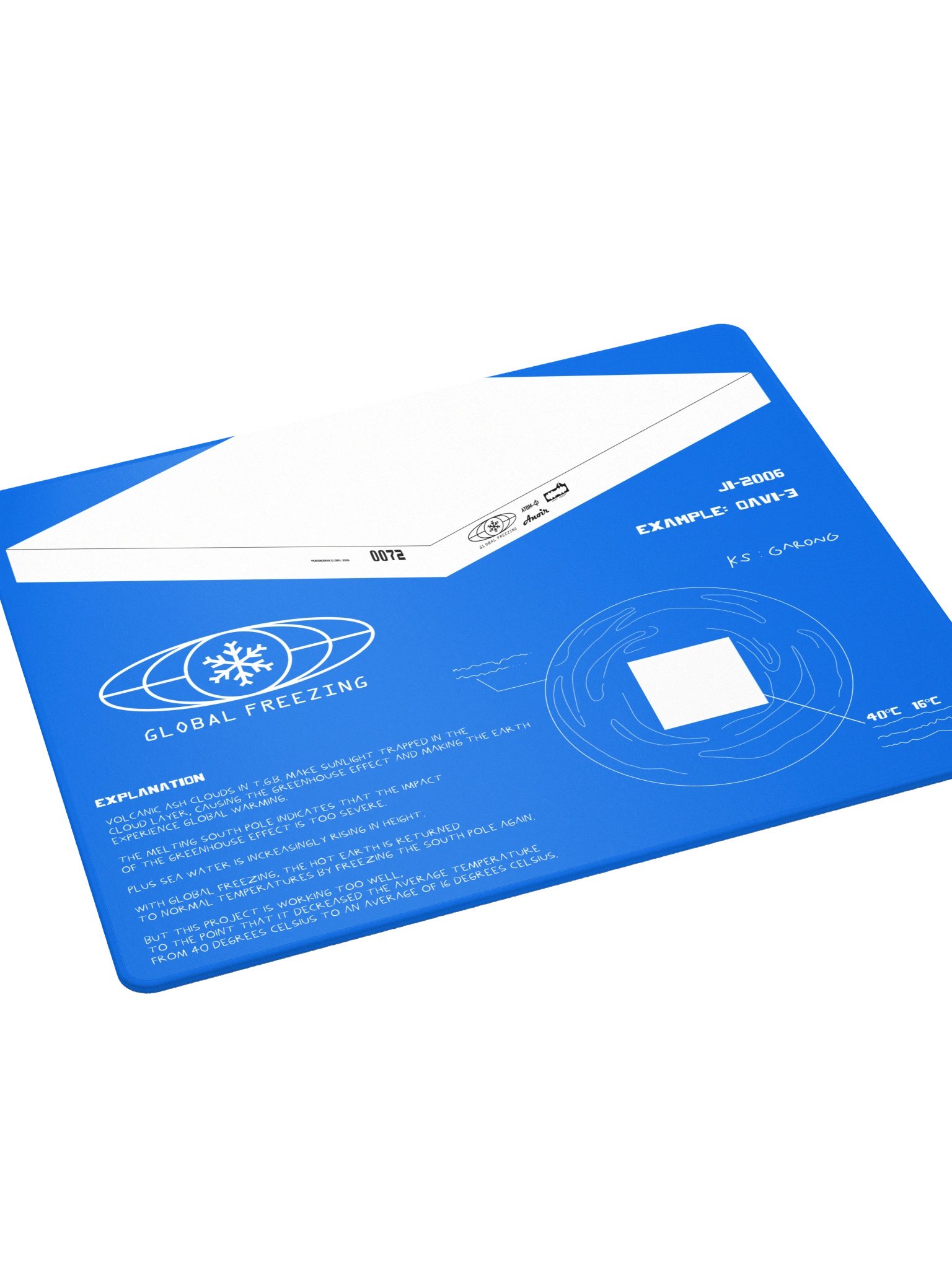 DESKMAT | GLOBAL FREEZING product image (5)