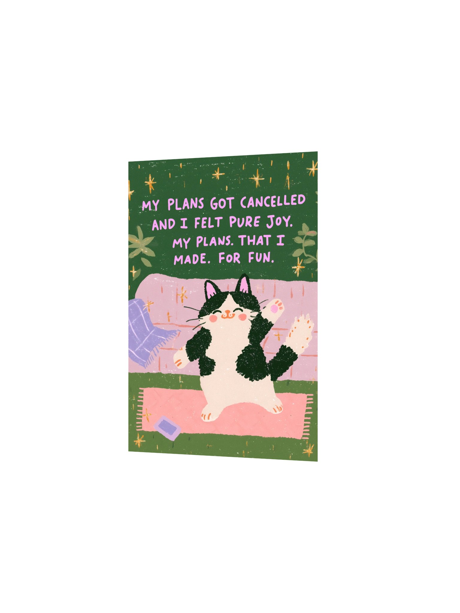 Plans Got Cancelled Cat Poster product image (12)