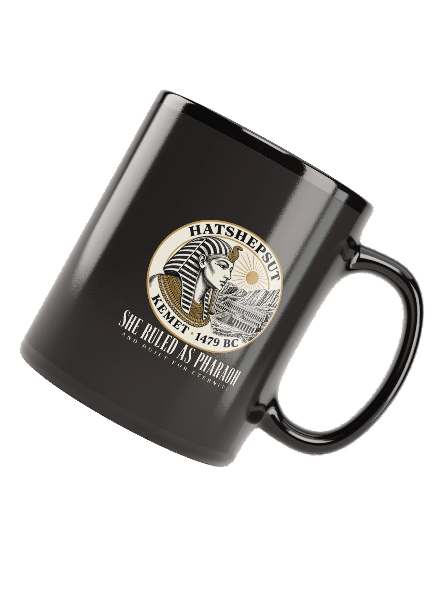Hatshepsut Medallion Mug — Black product image (11)