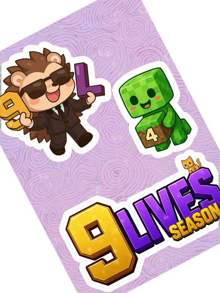 9LS4 SirHunt_ Sticker Sheet product image (2)