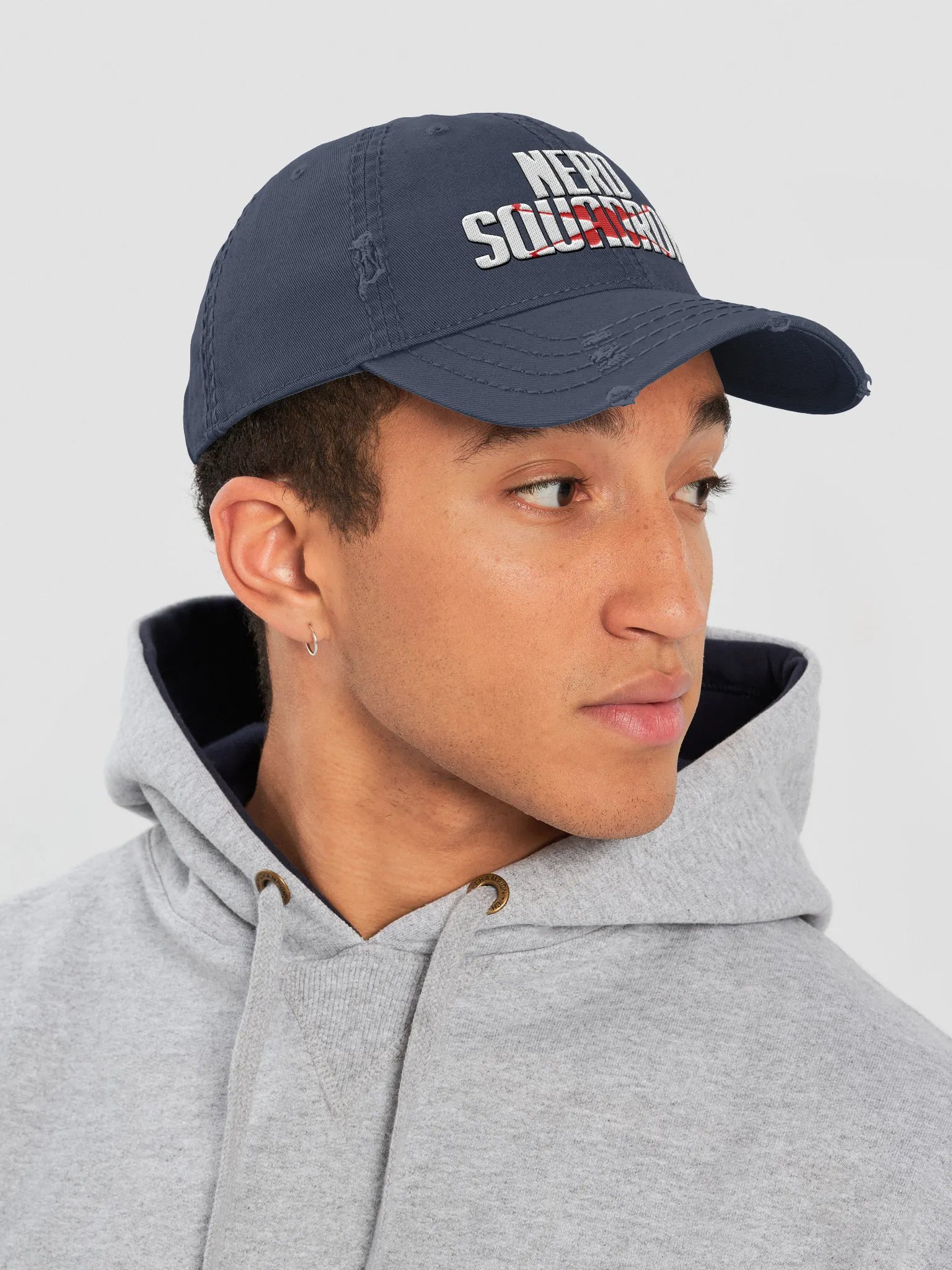 Nerd Squadron Distressed Dad Hat product image (26)
