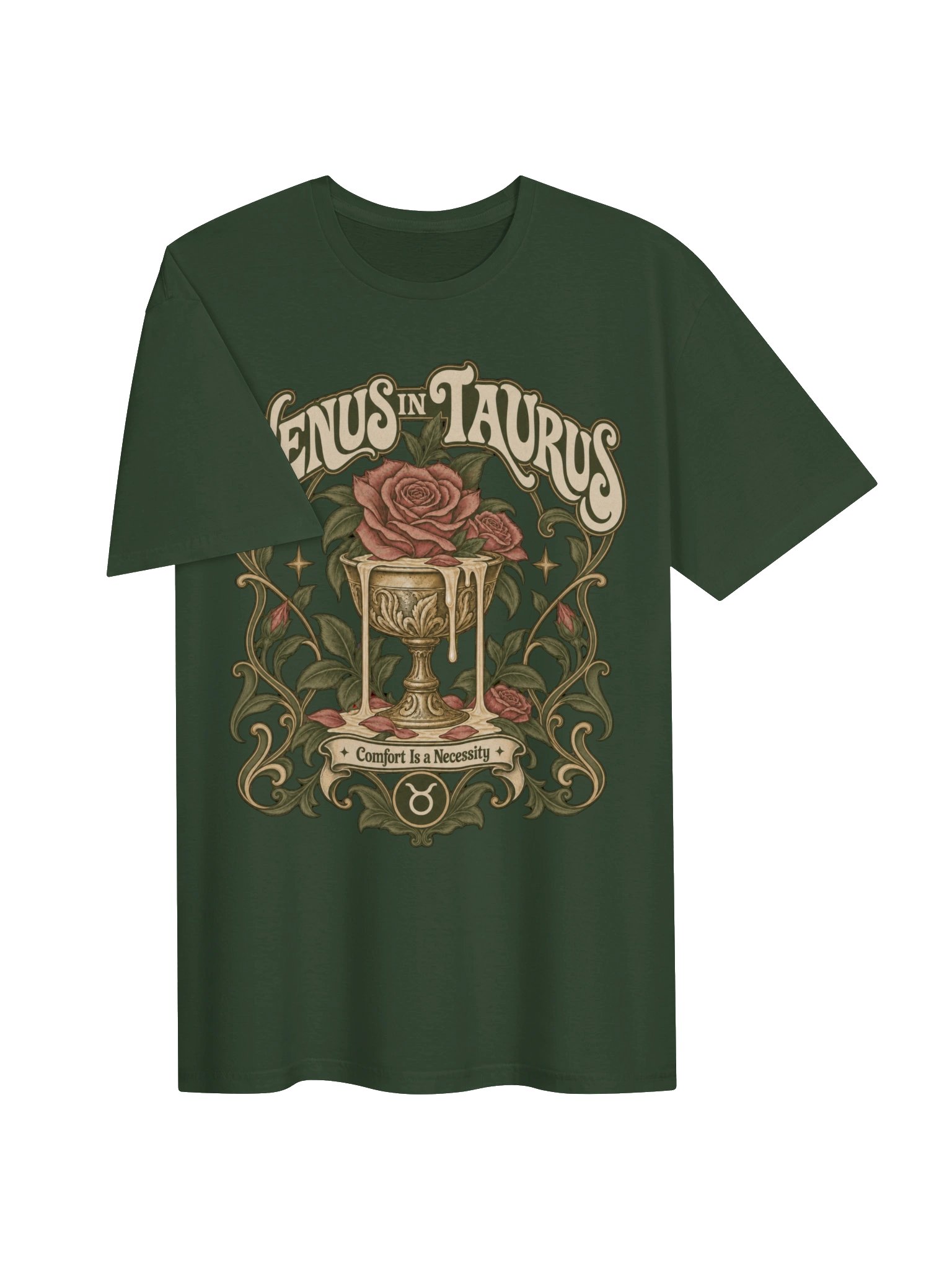 Venus in Taurus Comfort Is a Necessity Tee product image (53)