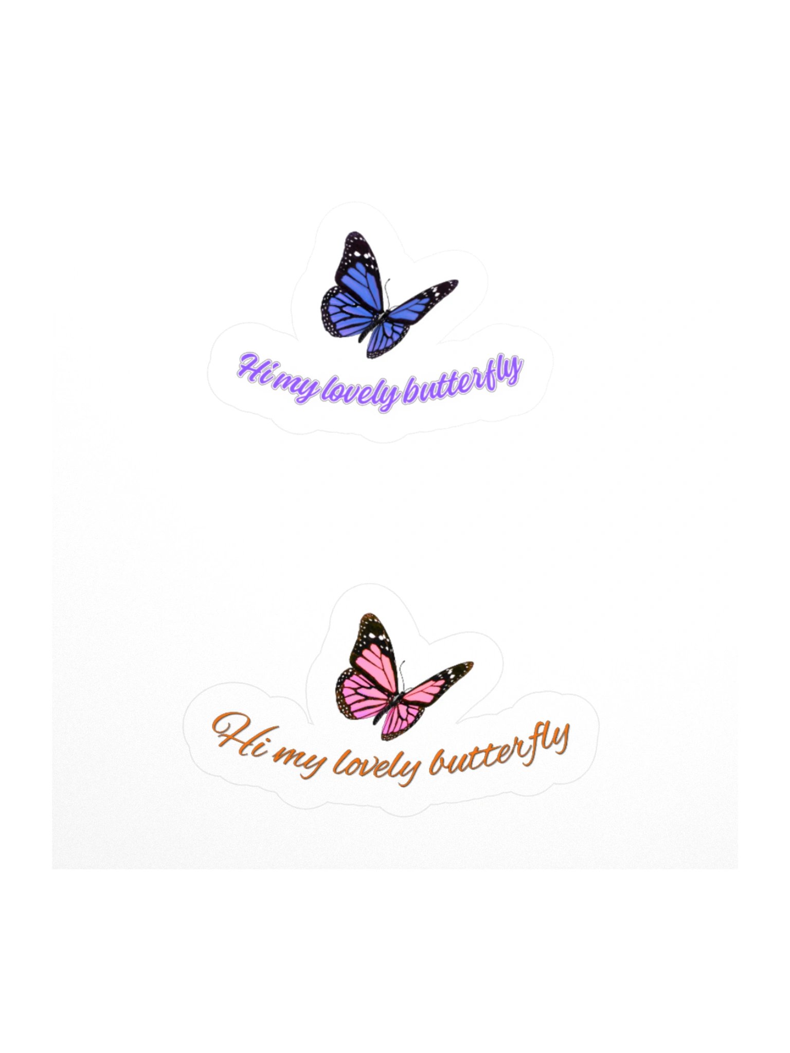 Lovely Butterfly- Sticker Set product image (2)