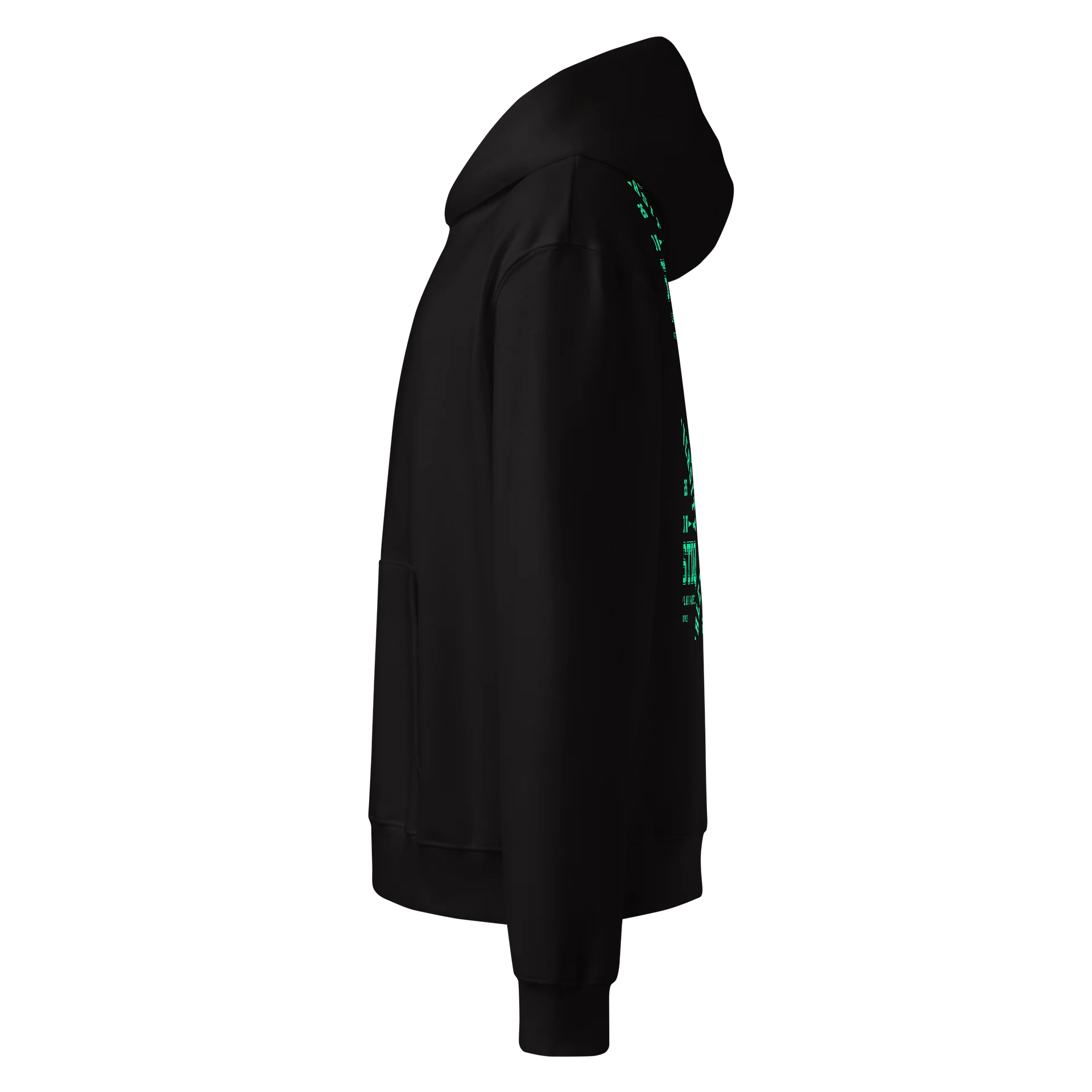 Bella Champion Butterfly Hoodie EQALL® PADELISTIQ University_Turq. Green product image (3)