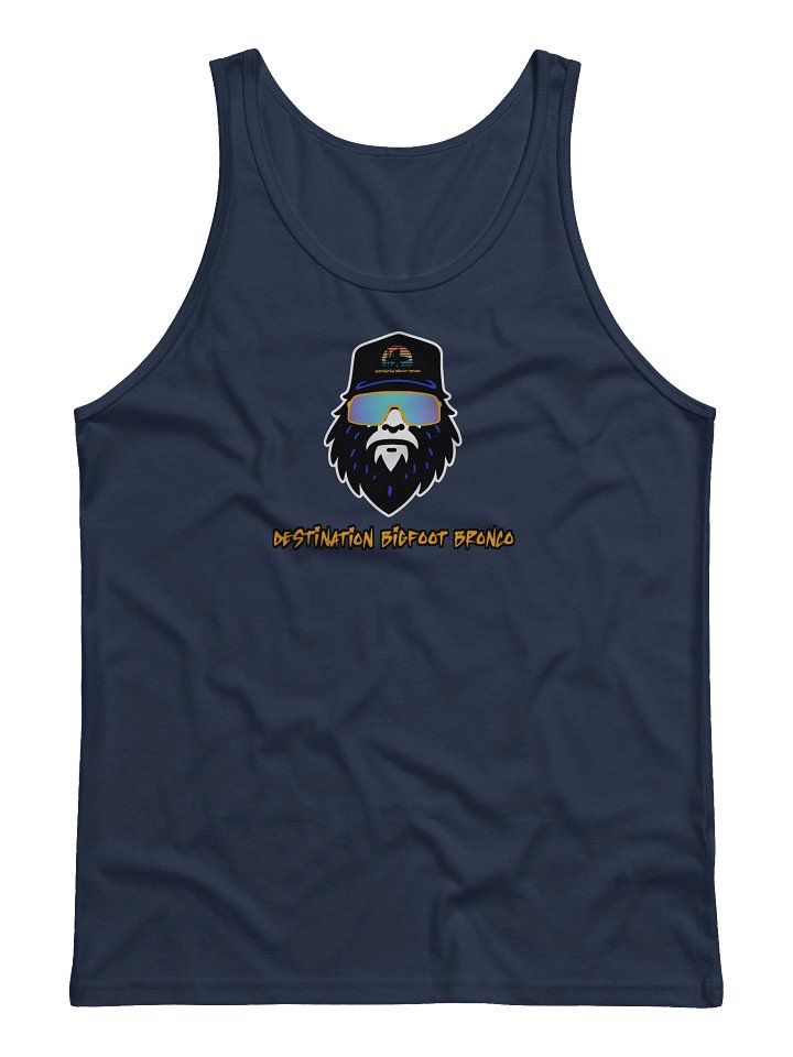 Destination Bigfoot Bronco Synthwave Bella+Canvas Jersey Tank (Multiple Colors Available) product image (2)