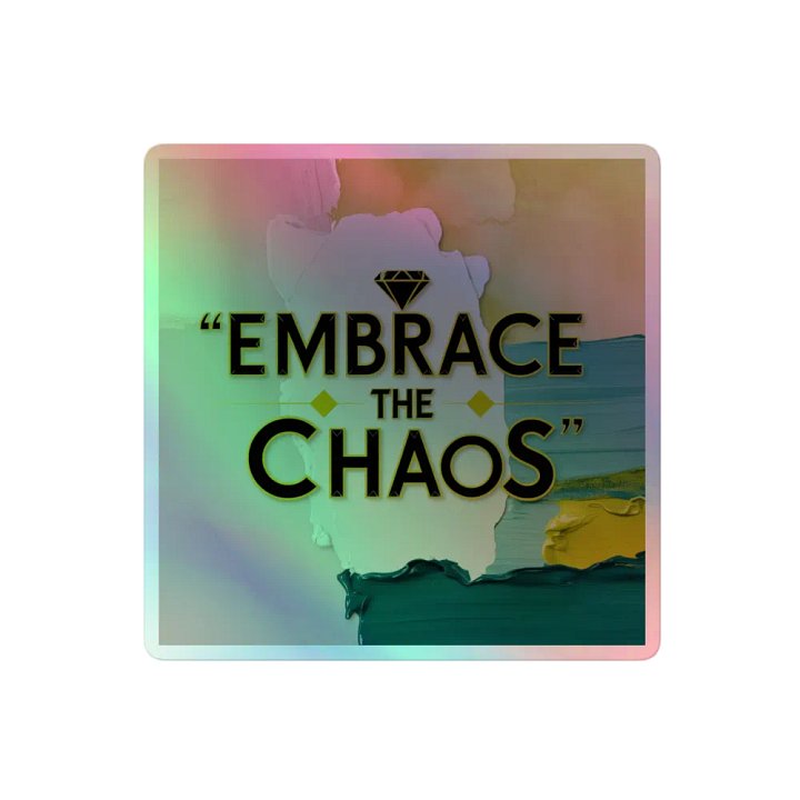 Chaos Embrace Holographic Sticker Set product image (2)
