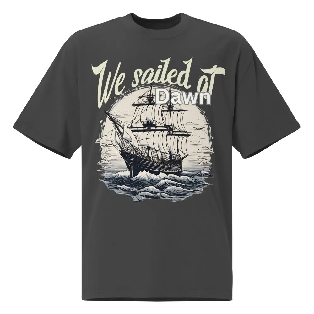 We sailed at dawn oversized tee product image (1)
