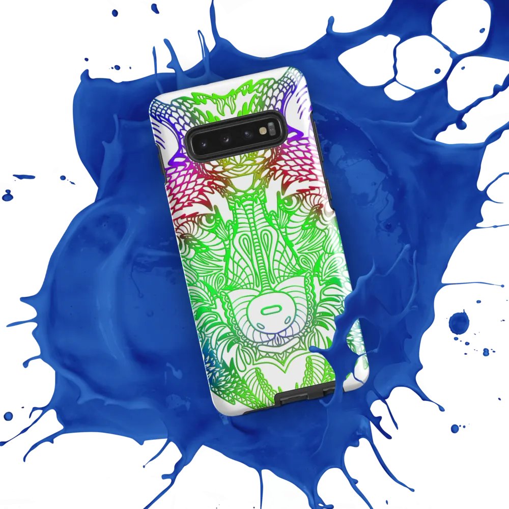 Wolf Head Green Mandala Phone Case product image (8)