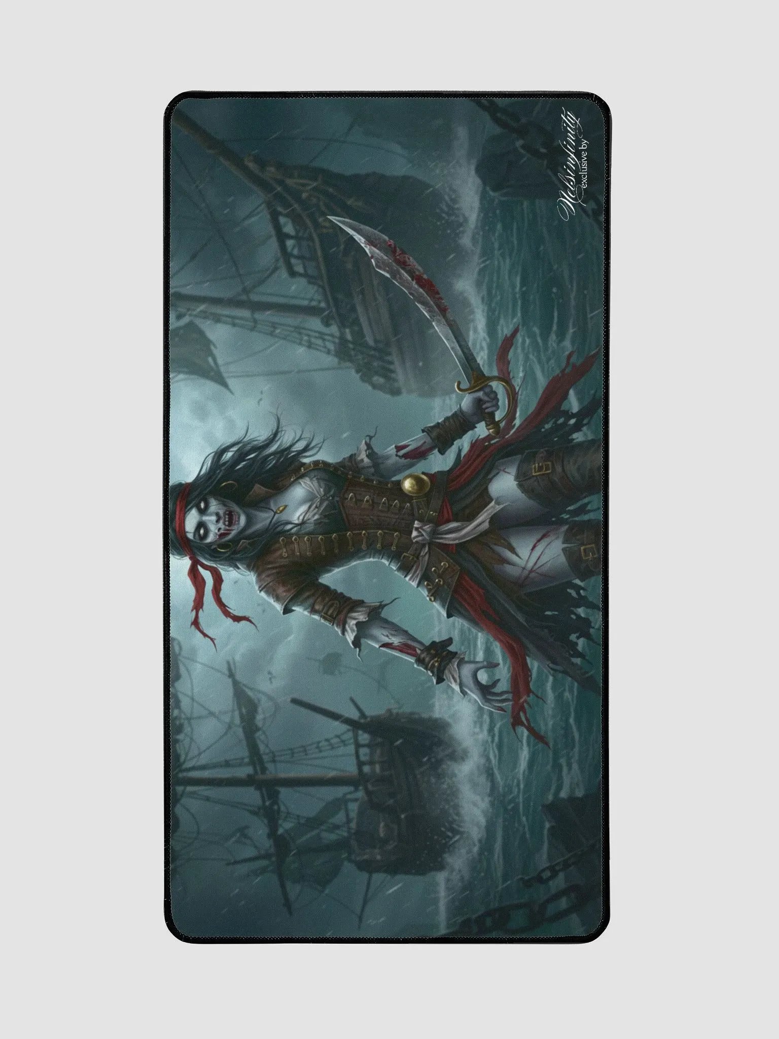 Zombie Pirate 00 Desk Mat product image (2)