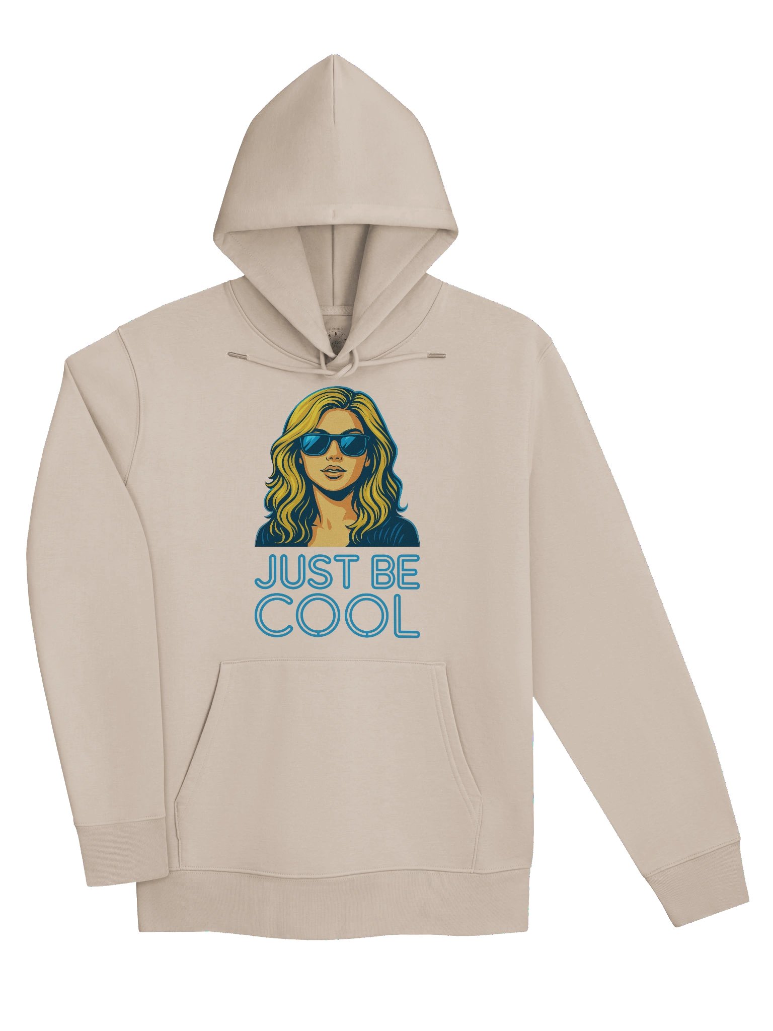 The JUST BE COOL (Pop Art) Graphic Hoodie product image (7)
