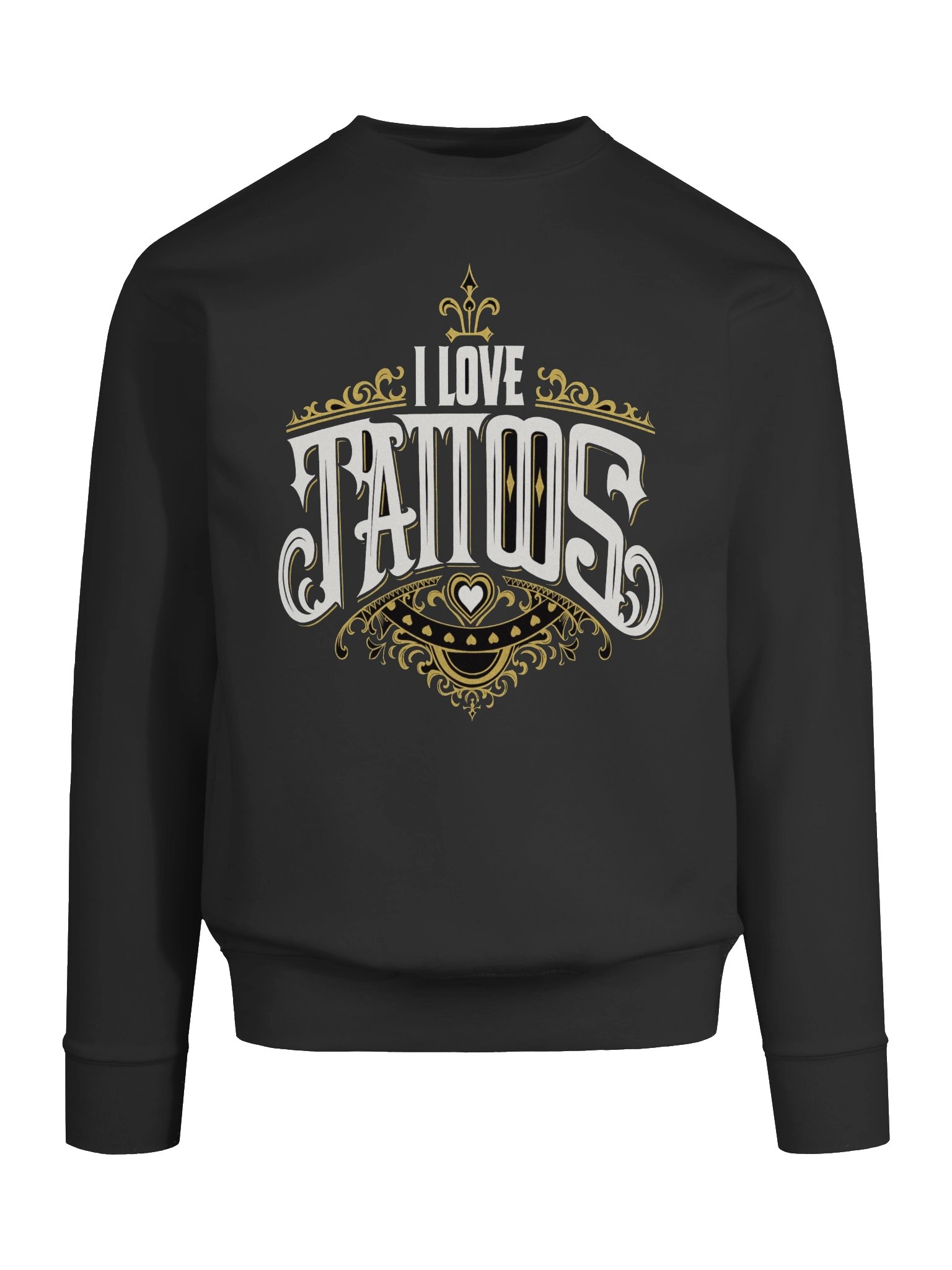 I Love Tattoos Lettering Crewneck product image (8)