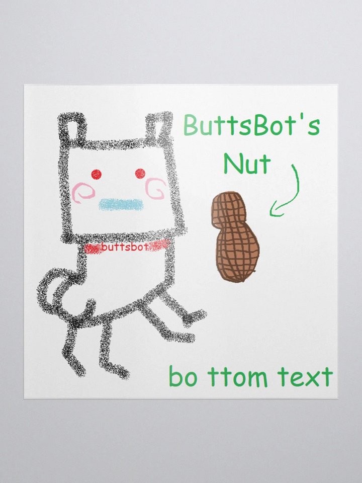 ButtsBot's Nut Sticker product image (1)